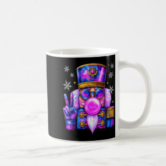 Purple Nutcracker Blowing Bubble Gum Cute Christma Coffee Mug
