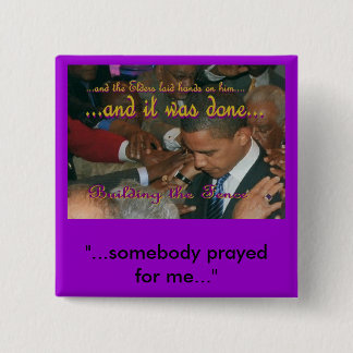 Purple Obama & AME Bishops Button