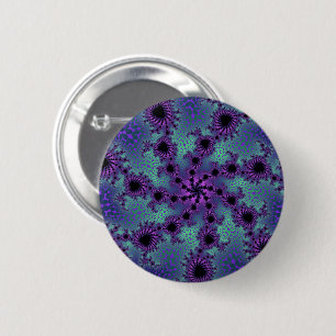 Purple Obliteration 6 Cm Round Badge