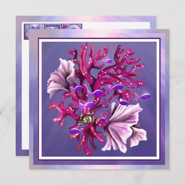 Purple Ocean Mermaid (Front/Back)