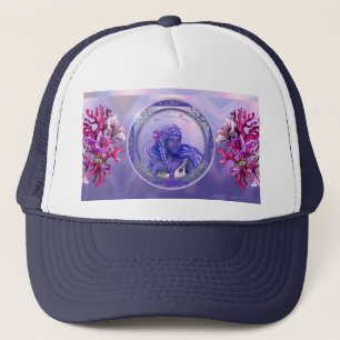 Purple Ocean Mermaid Trucker Hat