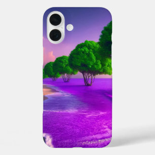 Purple Ocean Scene Phone Case
