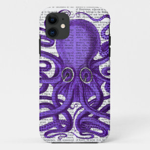 Purple Octopus iPhone 11 Case