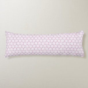 Purple ogee stripes pattern background body cushion