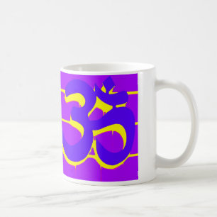 purple Om mug