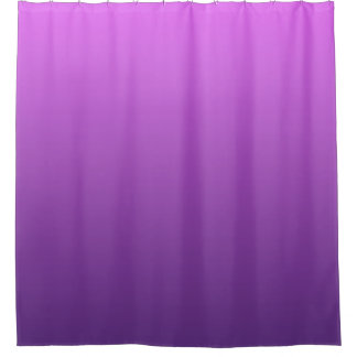 Purple ombre gradient shower curtain
