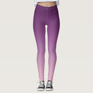 Purple Ombré Leggings