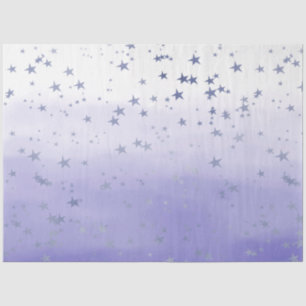 Purple Ombre Stars Tissue Paper