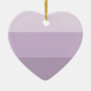 Purple Ombre Striped Ceramic Tree Decoration