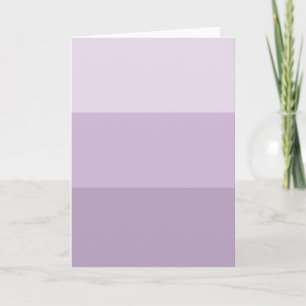 Purple Ombre Striped Note Card