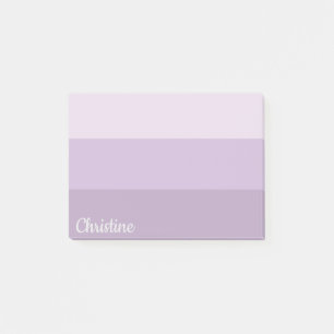 Purple Ombre Striped Post-it Notes