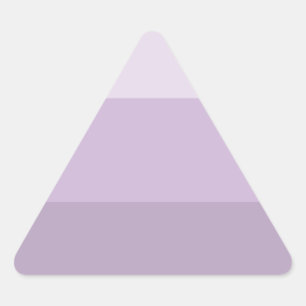 Purple Ombre Striped Triangle Sticker