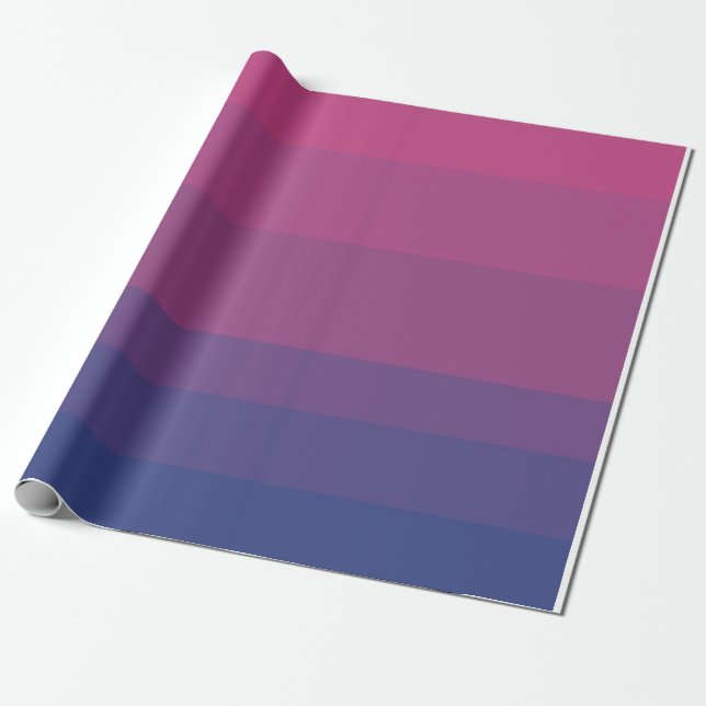 Purple Ombre Wrapping Paper (Unrolled)