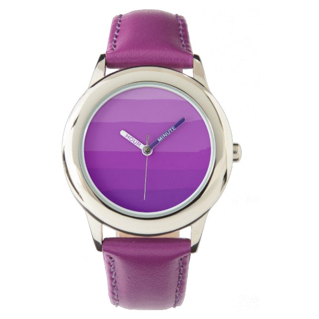 Purple Ombre Wrist Watch (Front)