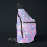 purple opal inspired texture sling bag<br><div class="desc">opal inspired background sling bag</div>