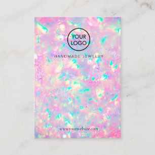 purple opal texture design display card