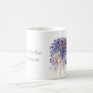 Purple Orange Leaves Tree Coffee Mug