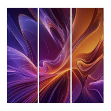 Purple orange radiant