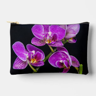 Purple orchid accessory pouch