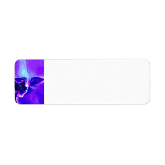 Purple Orchid Address Label