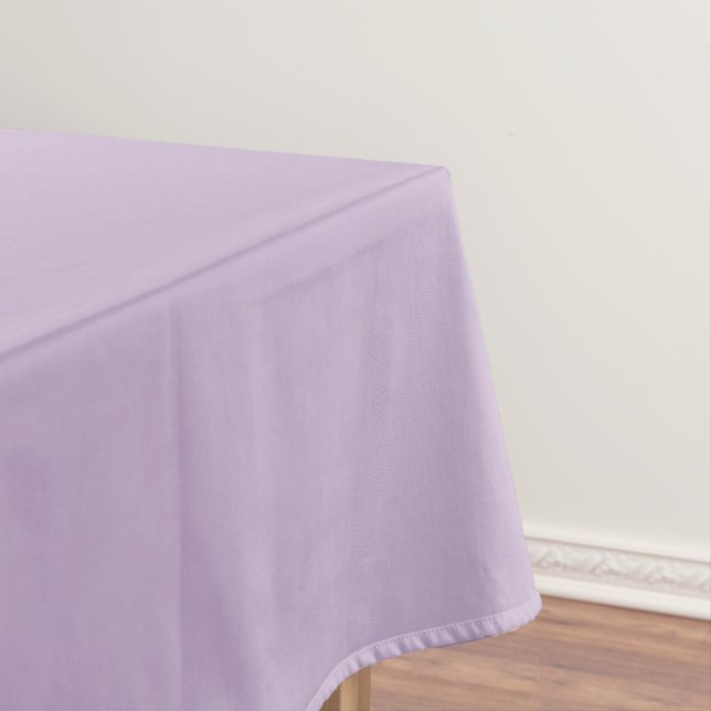 Purple Orchid Bloom Solid Colour Print Tablecloth (In Situ)