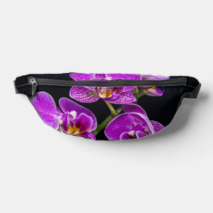 Purple orchid bum bags