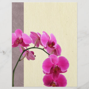 Purple orchid flyer