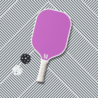 Purple Orchid Funk and White Modern Monogram