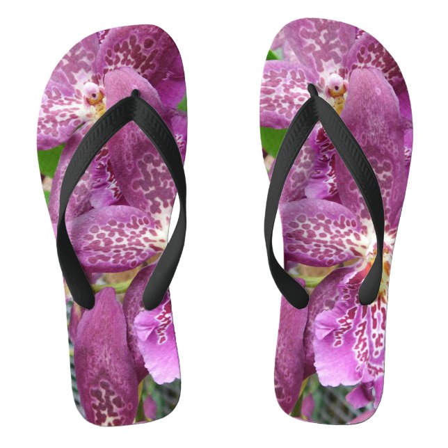 Purple Orchid Jandals (Footbed)