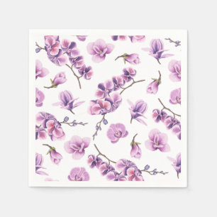 Purple Orchid Napkins