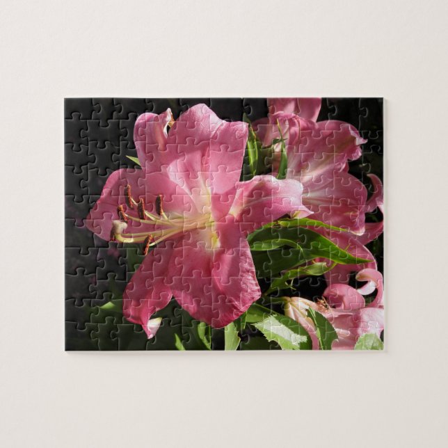 Purple orchid puzzle (Horizontal)