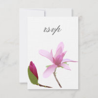 Purple Orchid RSVP Invitation