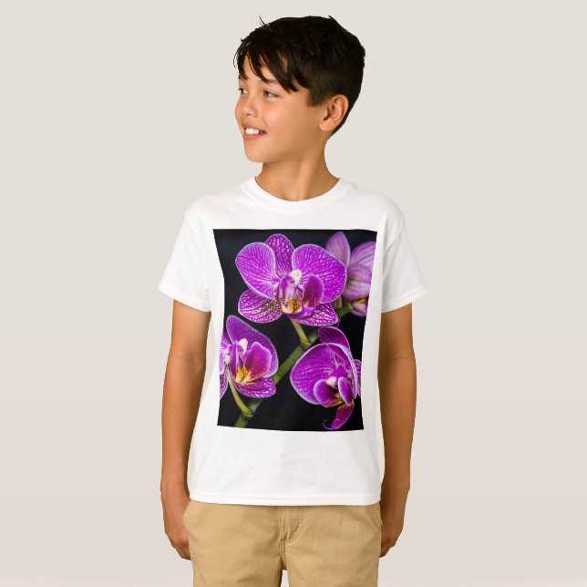 Purple orchid T-Shirt (Front Full)