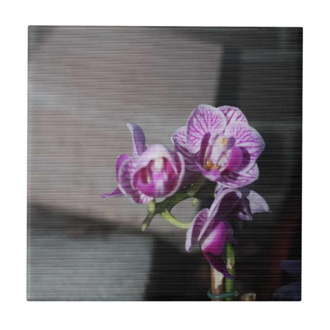 Purple Orchid Tile (Front)