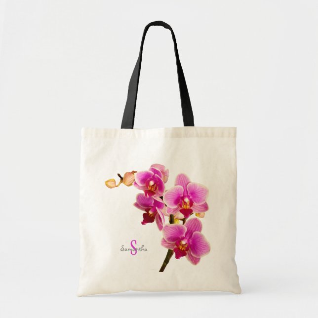 Purple Orchid Tote Bag (Front)
