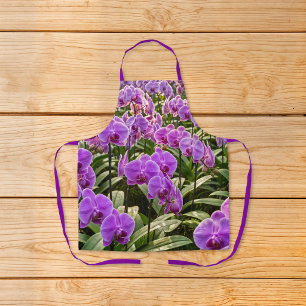 Purple Orchids Apron