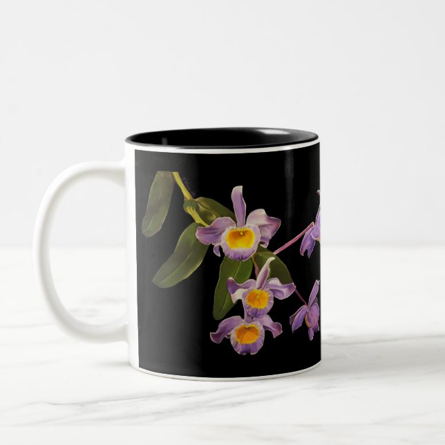 Purple Orchids - Mugs 2 (Left)