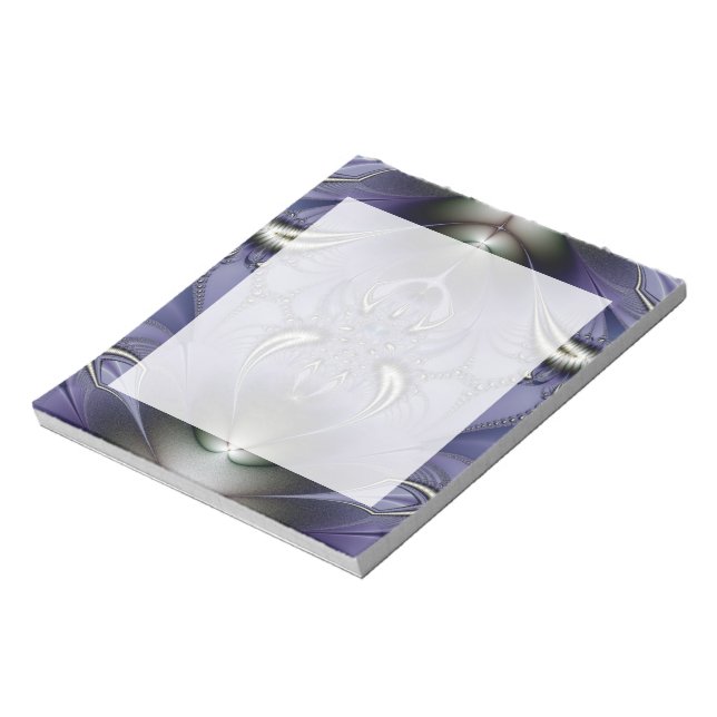 Purple Ornament Notepad (Rotated)