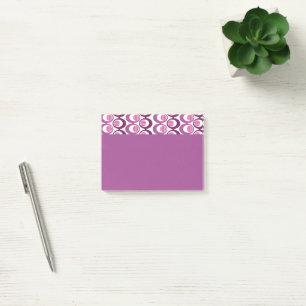 Purple Oval Strings  Post-it Notes