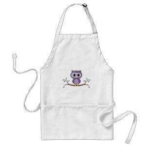 Purple Owl Apron