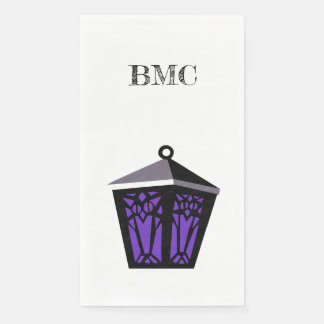Purple Owl Lantern Napkins