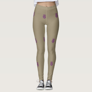 Purple Owl Leggings