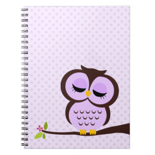 Purple Owl Notebook