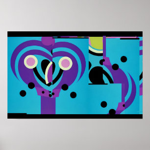 Purple Owl of Perpetuity Poster