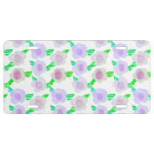 Purple Painted Floral