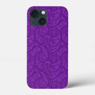 Purple Paisley iPhone 13 Mini Case