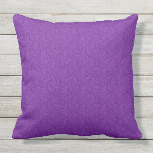 Purple Paisley Cushion