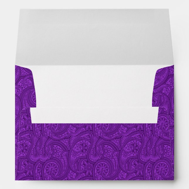 Purple Paisley Envelopes (Back (Bottom))