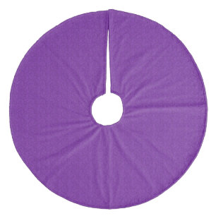 Purple Paisley Fleece Tree Skirt