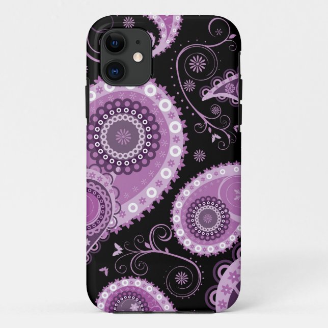 Purple Paisley iPhone 5 Case (Back)